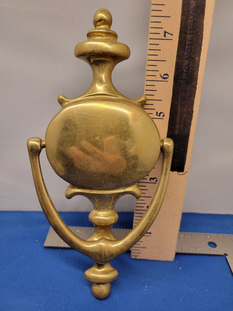 Brass Door Knocker Solid Brass with Door Screws 303