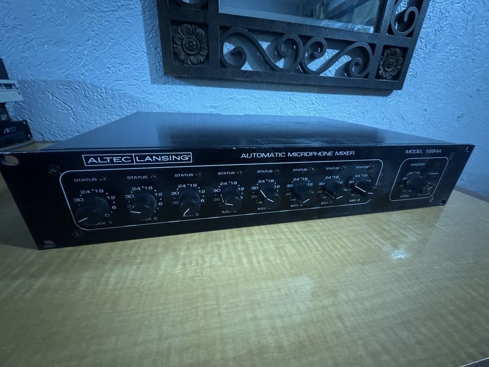 Vintage Altec Lansing Model 1678B Automatic Microphone Mixer- 8 Channels