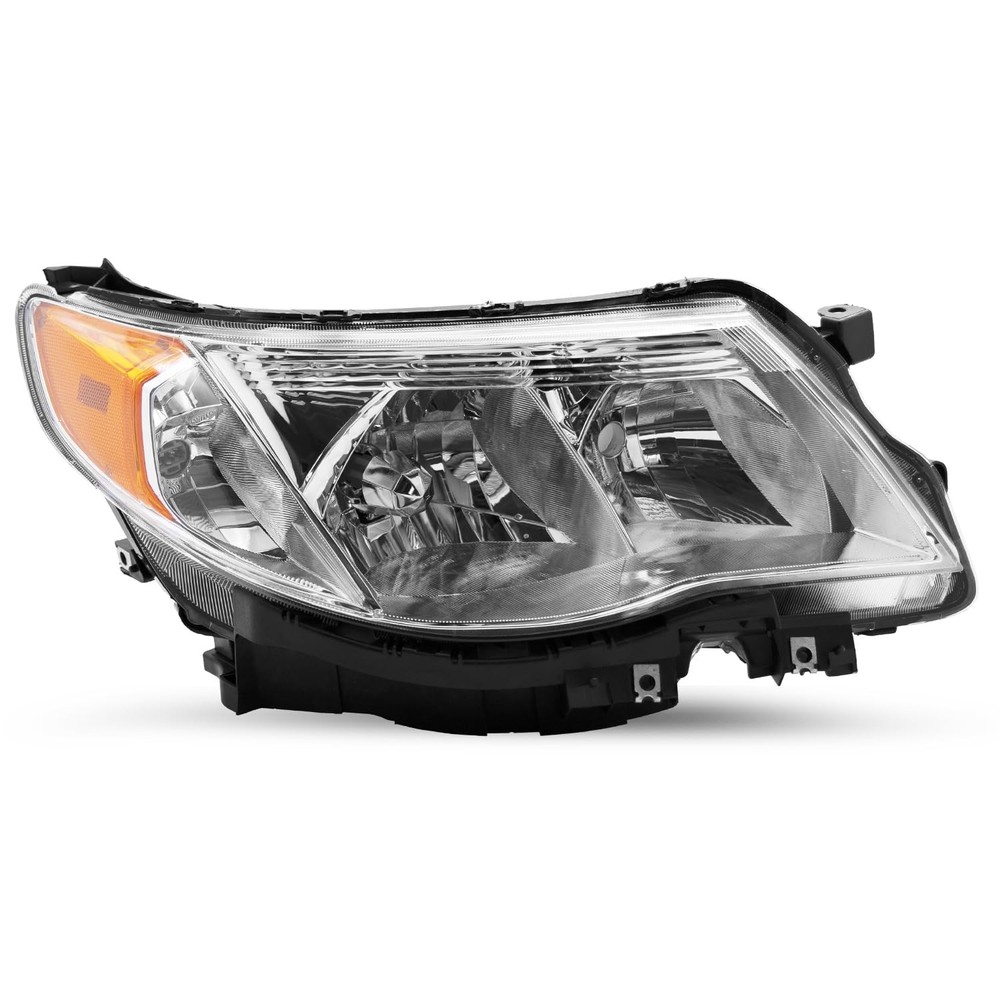 Forester 2009-2013 Halogen Headlight Assembly Right Side Chrome Housing
