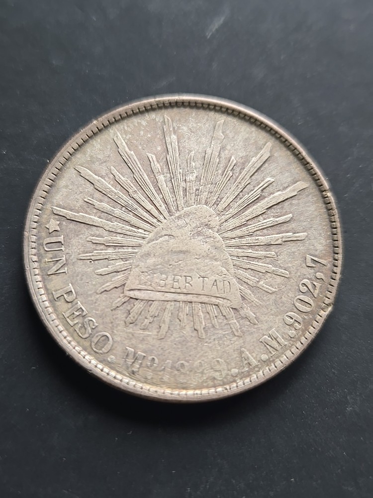 1899 MO AM Mexico Silver One Peso