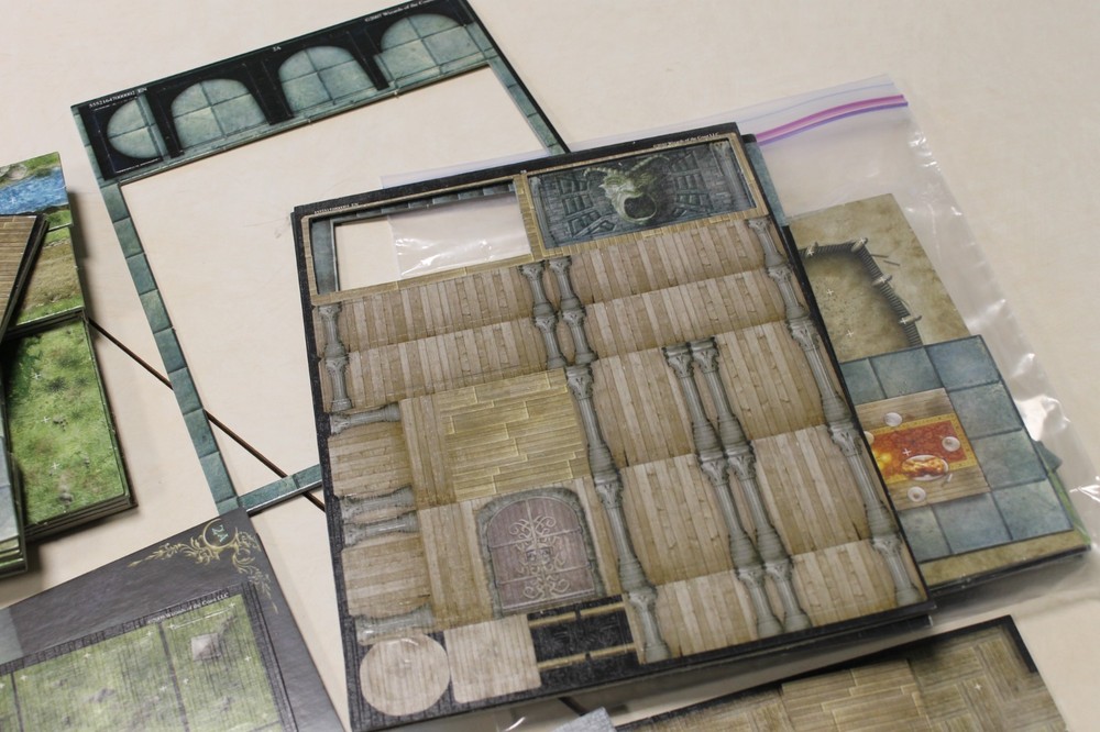 Dungeons & Dragons Dungeon Tiles from four sets