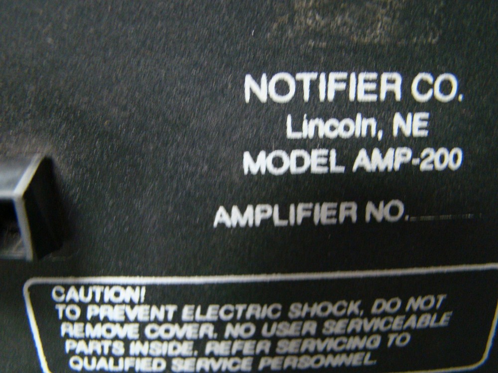 NOTIFIER AMP-200