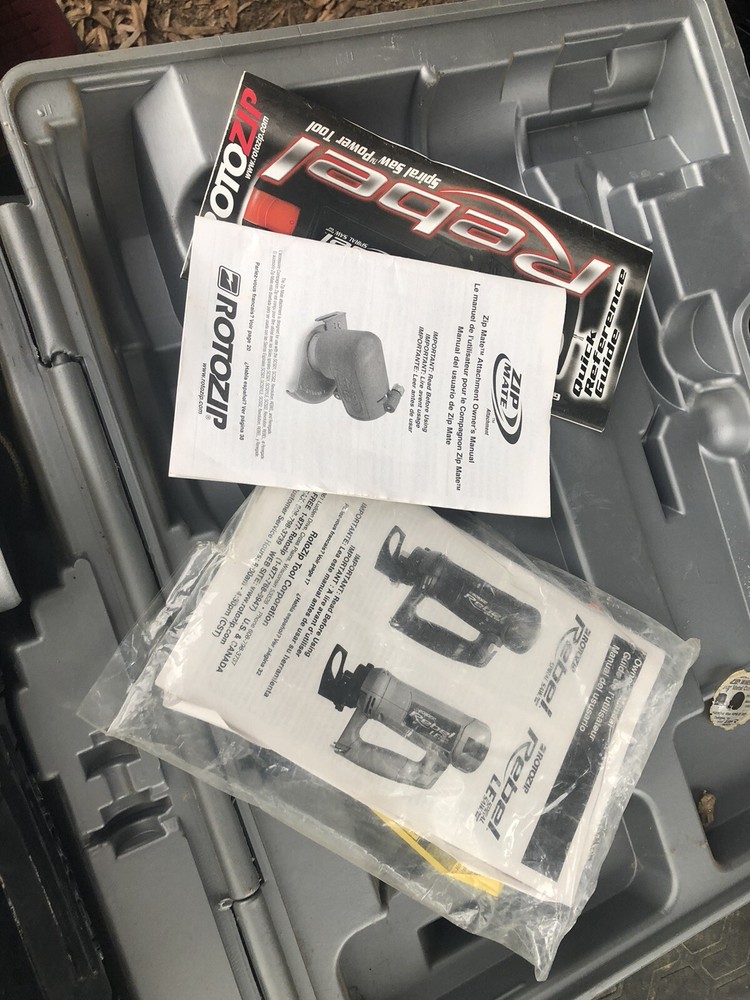 RotoZip Rebel With Case & Zip Mate Attachment