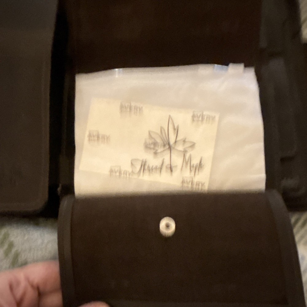 Thread & Maple Large Leather Binder Organizer with Multiple Pages