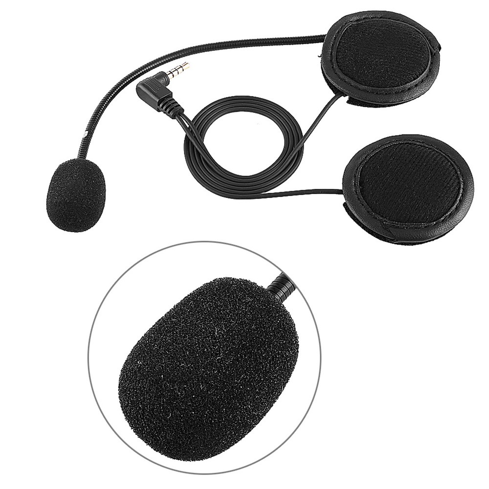 »Motorcycle Headphone Microphone Intercom 3.5mm Jack Plug V4 / V6 Compatible