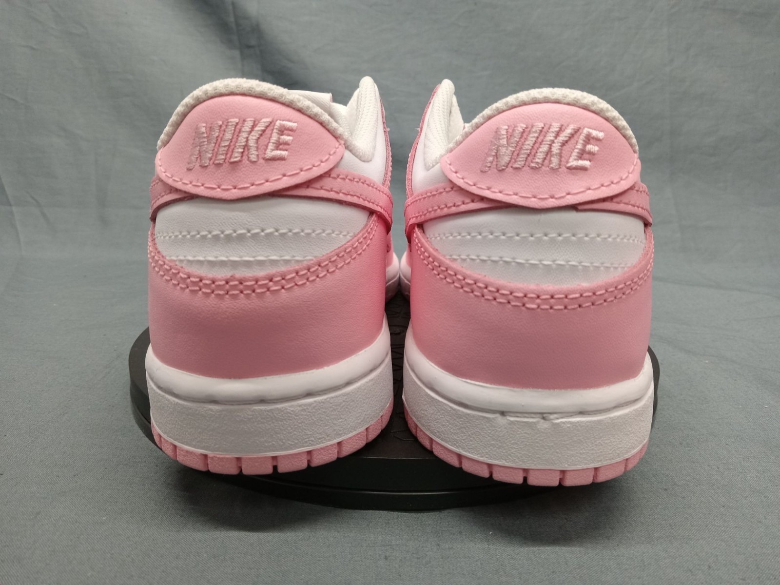 Nike Dunk Low (PSE) Sneakers White Soft Pink Girls Size 3Y NEW NO BOX!