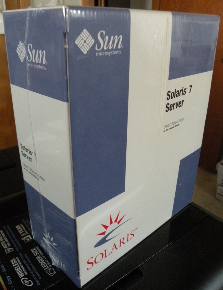 Sun Microsystems Solaris 7 Server Software SPARC Platform Edition, Sealed in Box