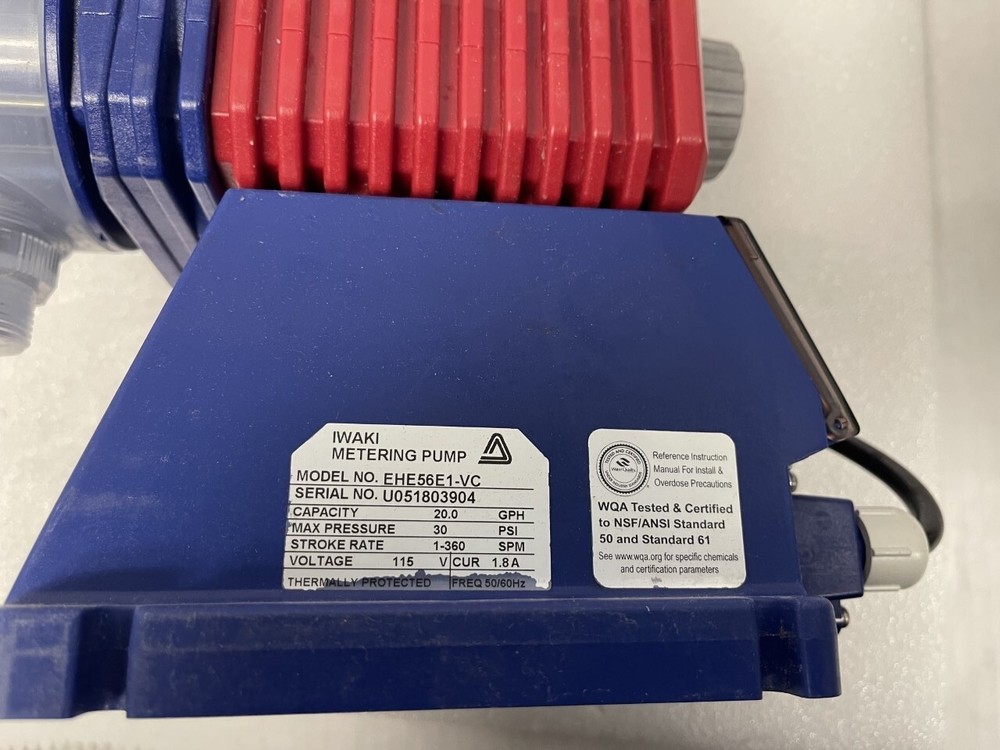 Iwaki Walchem EH-E Metering Pump EHE56E1-VC