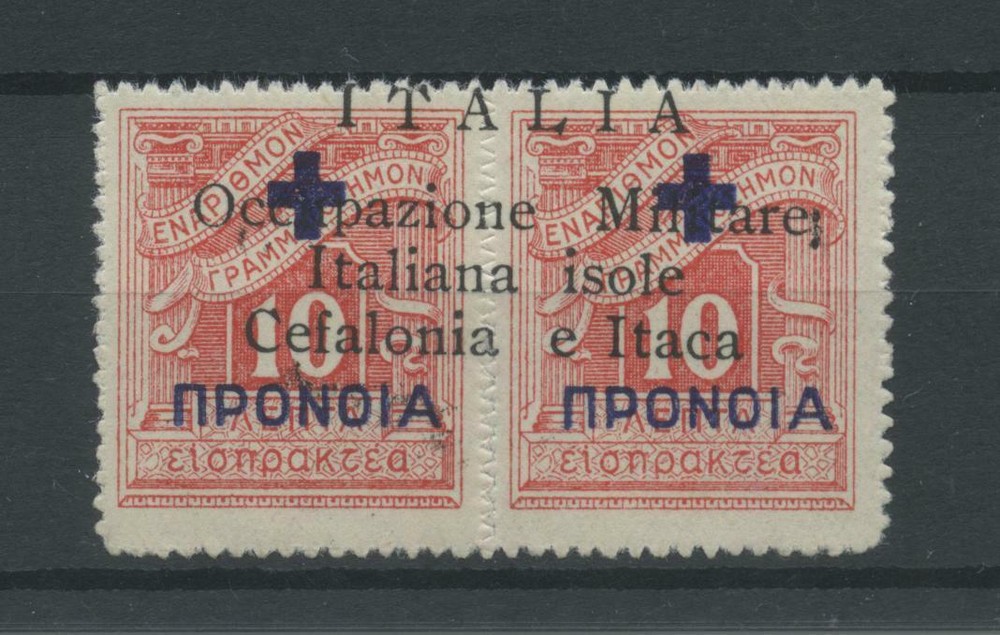 OCCUPAZ. ARGOSTOLI 1941 N.28 ** CERT.
