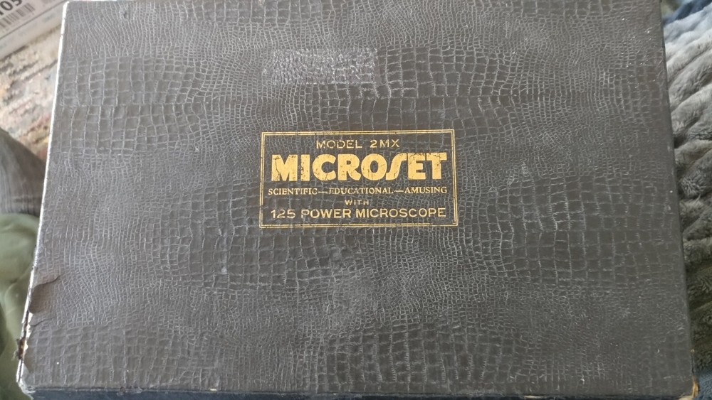 Vintage Model 2MX Microset Microscope Kit Carolyn Mfg Co NY