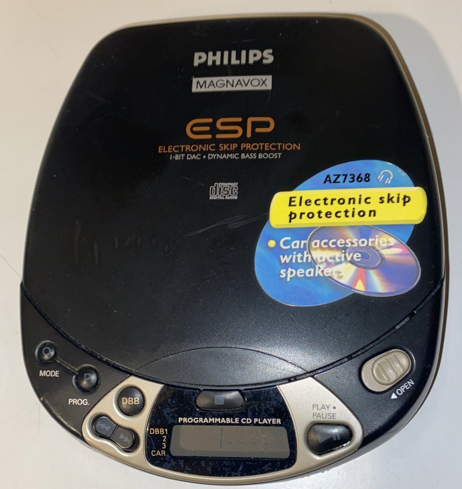 Philips Magnavox  ESP Portable CD Player Skip Protection Tested