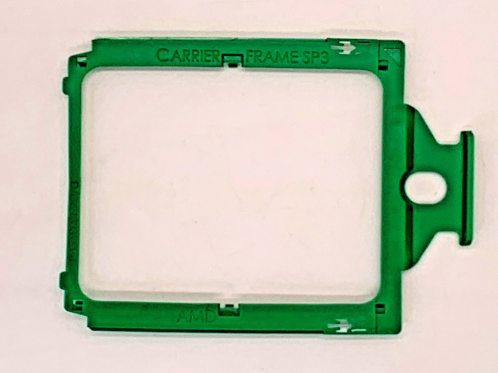 AMD EPYC THREADRIPPER SP3 TR4 TRX4 Socket green CPU Tray Carrier frame