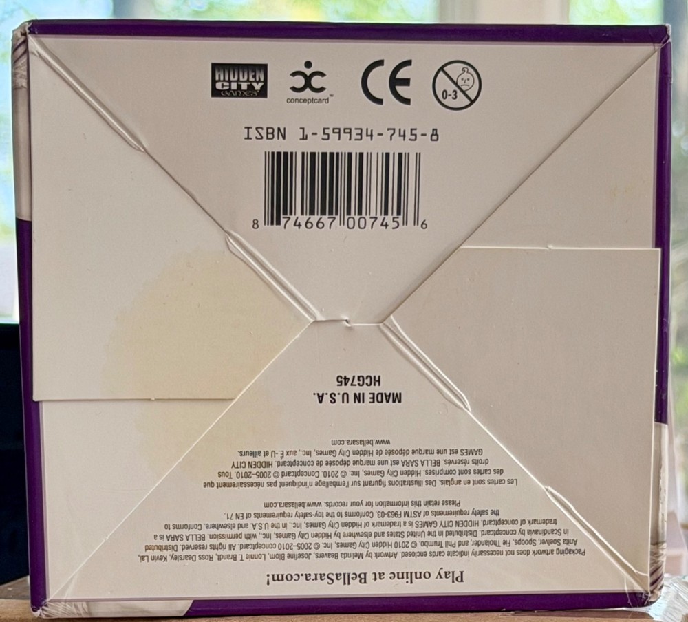 Bella Sara Sunflowers EMPTY Display Booster Box -