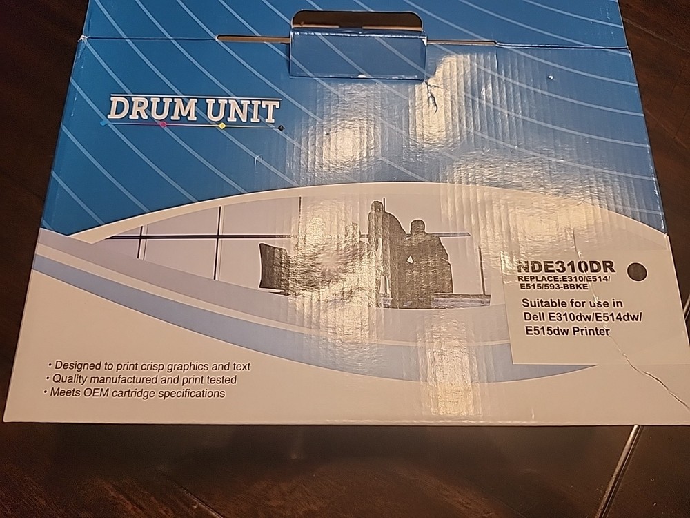 Black NDE310DR Drum unit For Dell E310dw E514dw E515dn PRINTER off brand replace