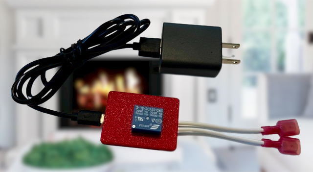Fireplace Smart Controller - Alexa, Siri, Google, Homekit and others