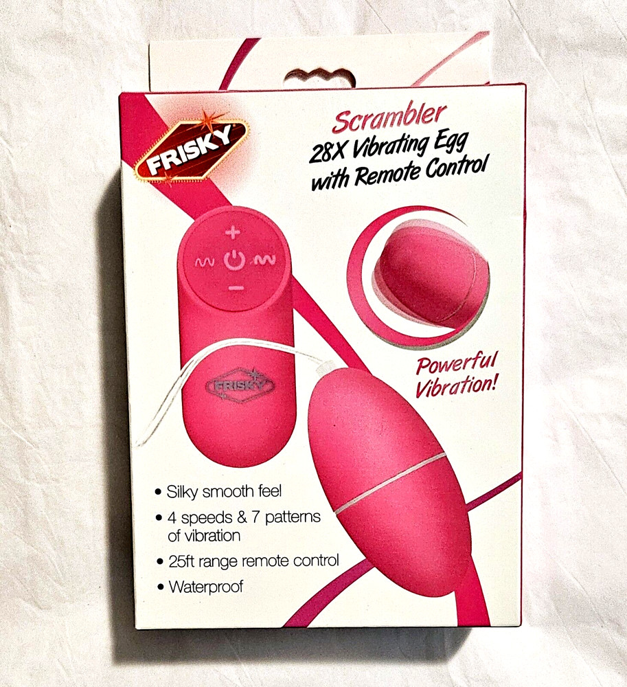Frisky Scrambler 28X Vibrating Egg W/Remote Control 25' Range