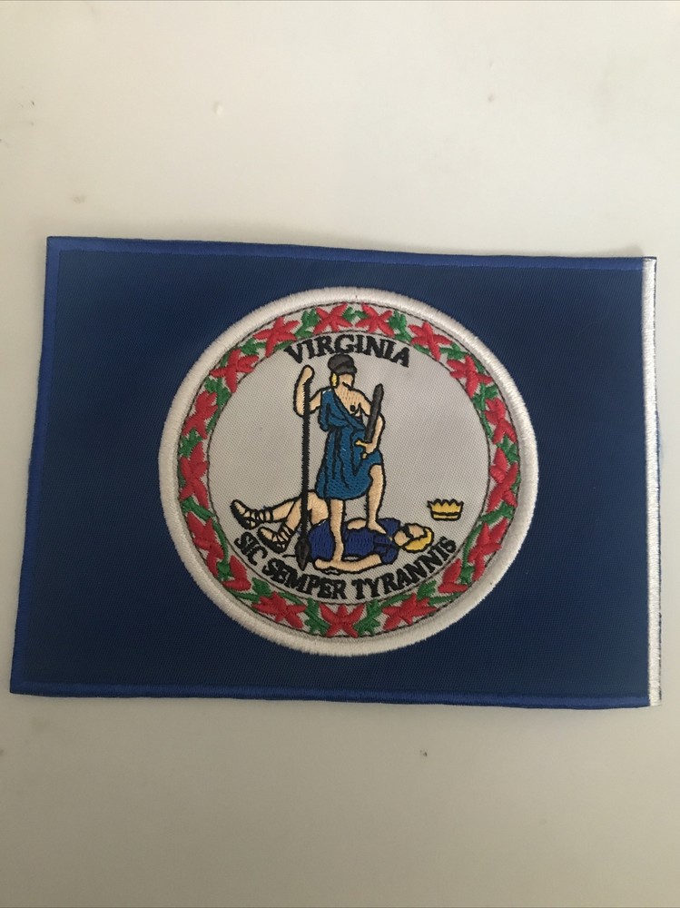 Virginia State Flag Patch Sew On 🧵
