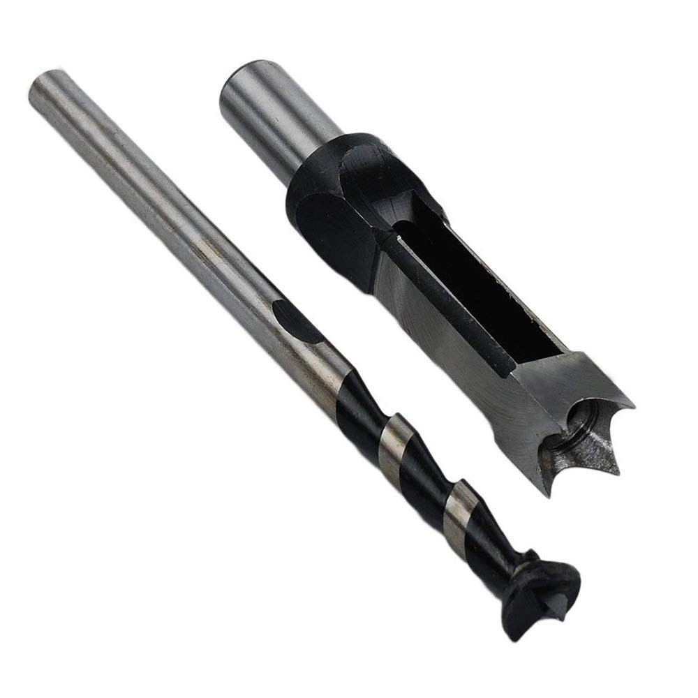 3/4" Mortising Chisel Bit Woodworking Square Hole Drill Bits Woodworker Power...