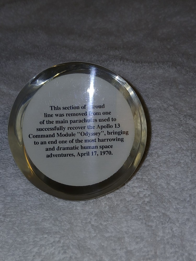 apollo 13 shroud line lucite