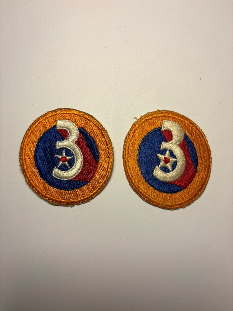 3rd Army Army Air Force WW II Era Original Patch -1ea Patch