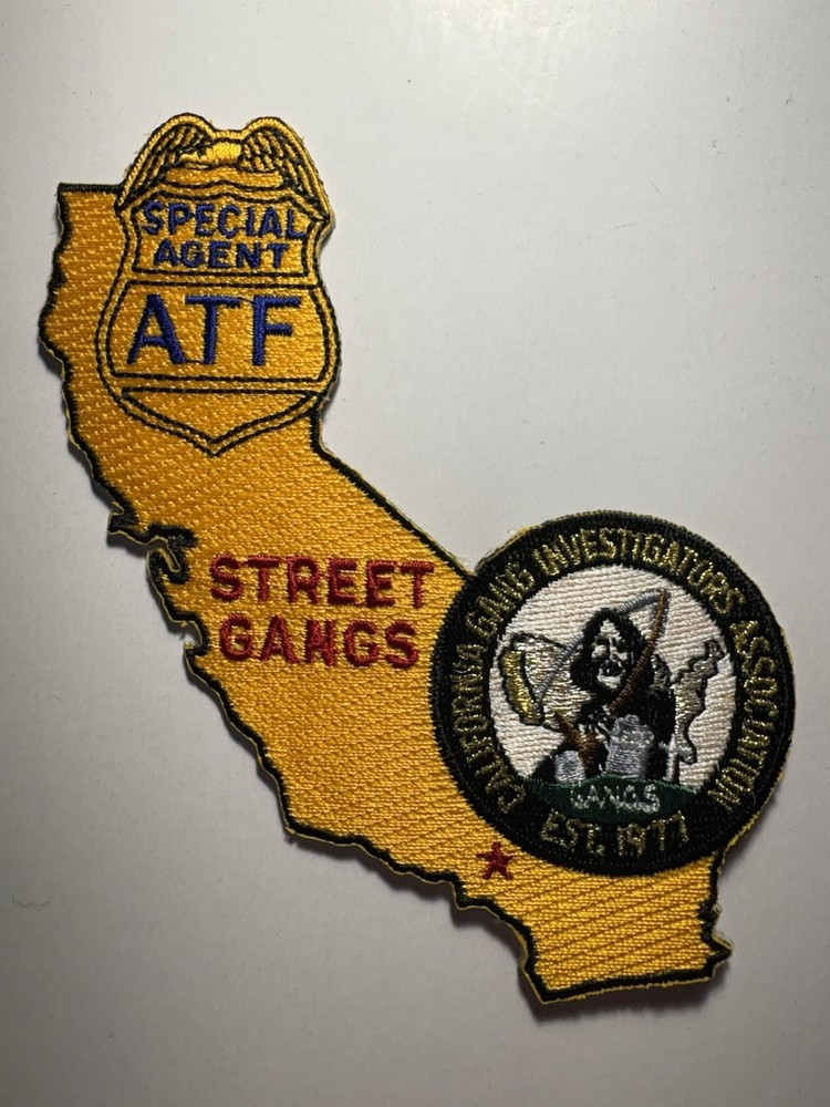 ATF California Street Gangs Association Patch