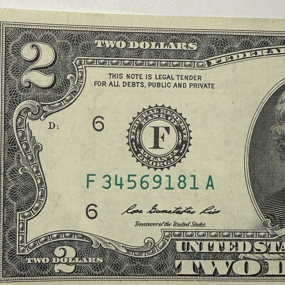 Gas Pump Error 2 Dollar Bill $2 Note Super Crisp Series 2013 Collectable