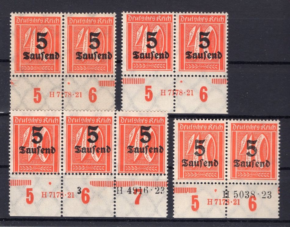 DR-INFLA 277HAN Various MNH POSTFRISCH
