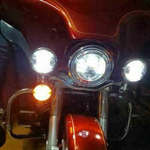 For Harley Davidson 2006-2017 Xenon White 881 LED Bulbs Passing Spot Fog Lights