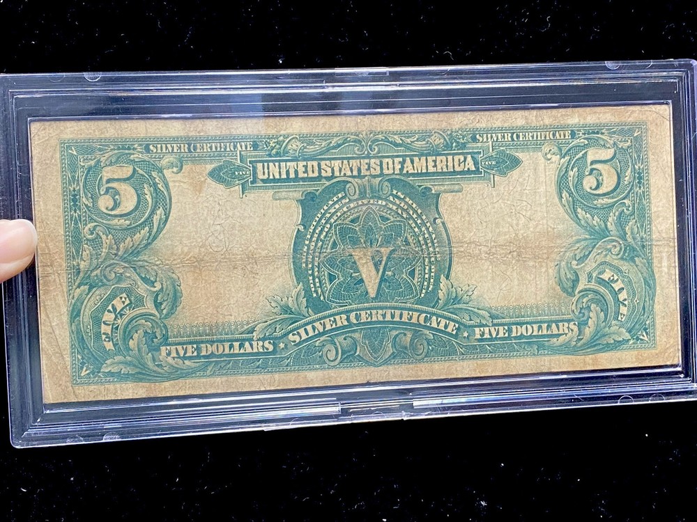 1899 $5 Indian Chief Silver Certificate Large Size Note
