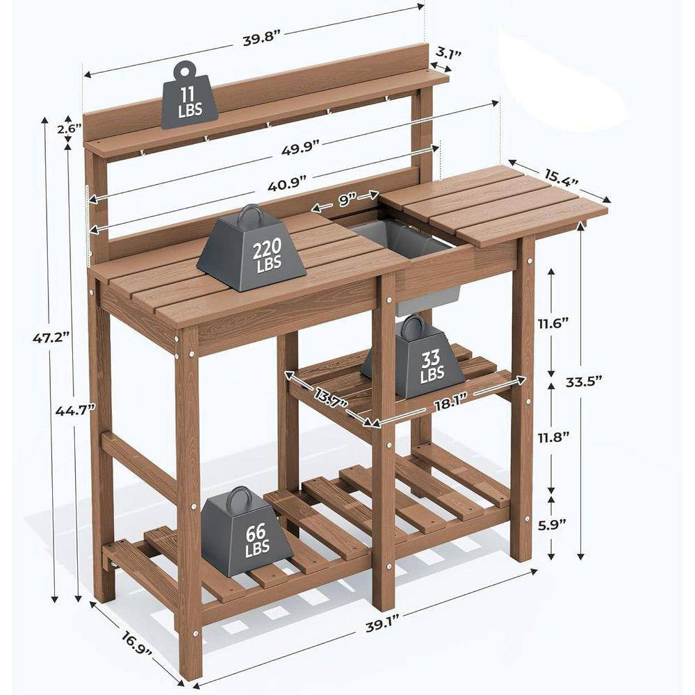 Potting Bench Outdoor Potting Table