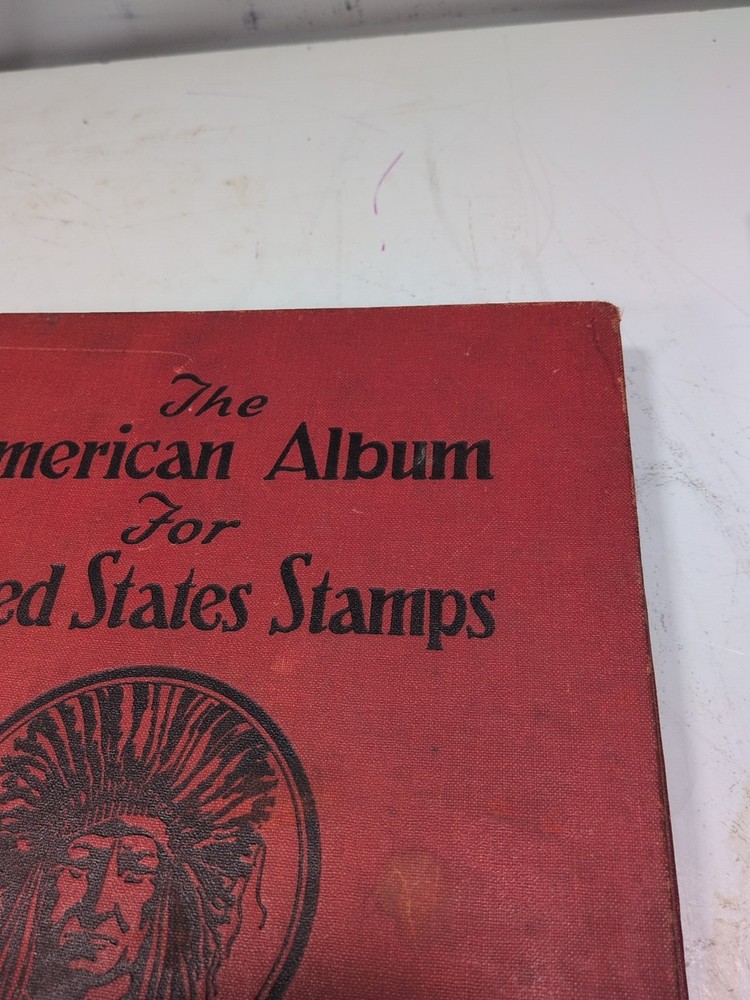 1943 The American Album For United States Stamps- Scott Stamp & Coin Co W Stamps