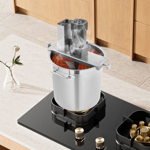 Pot Stirrer Mixer Electric Jam Automatic Mixing Machine w/4-Blade Mixing Scraper