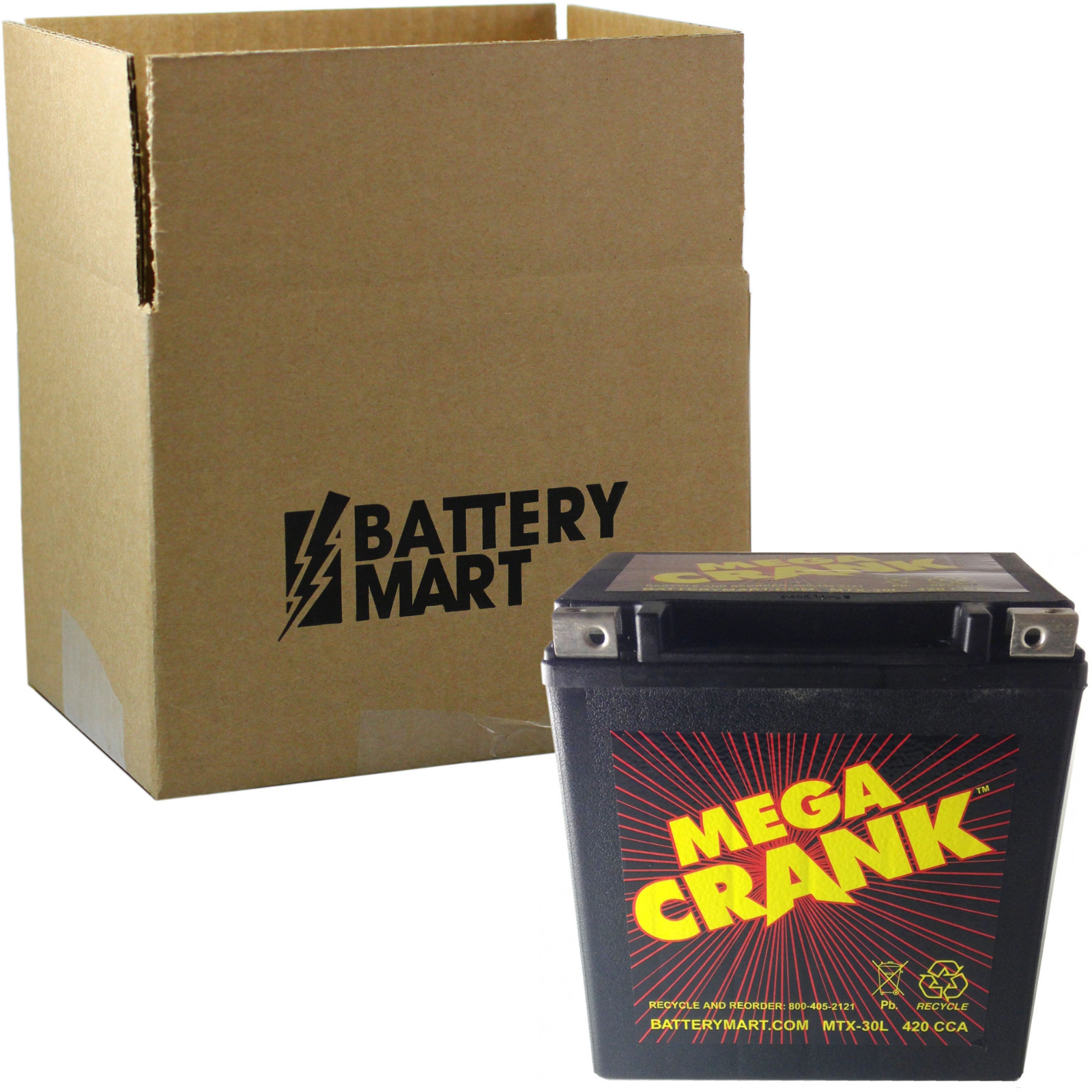Mega Crank MTX30L Battery [MTX-30L]