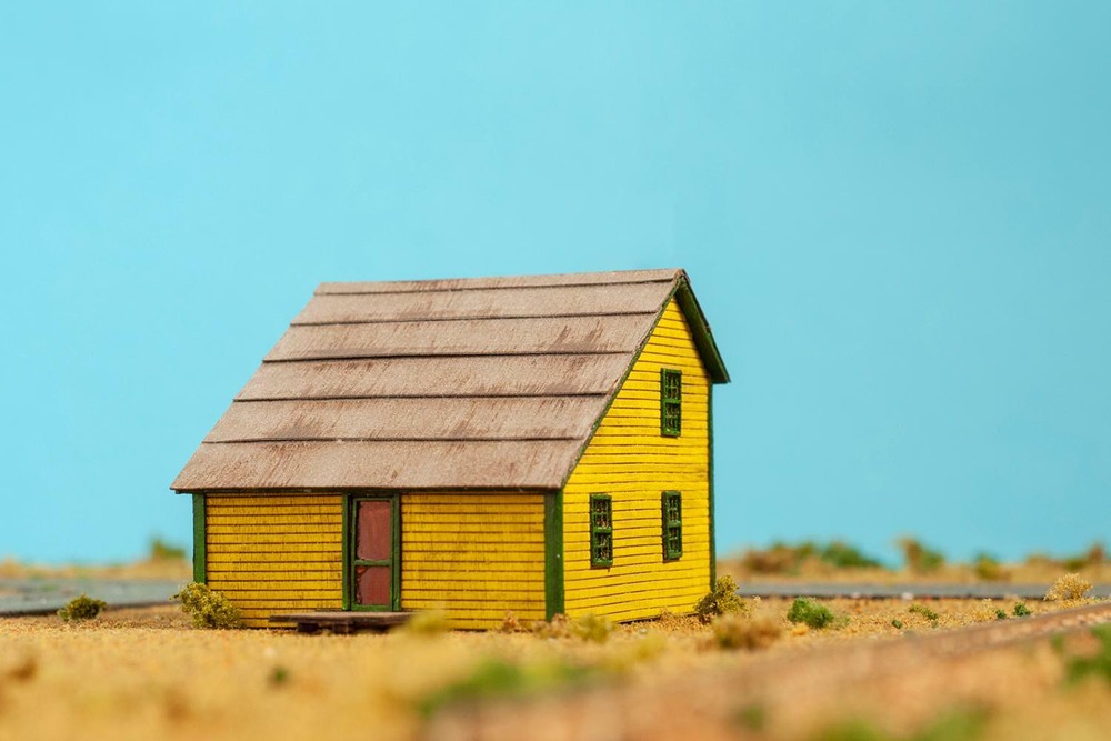 N Scale Laser Cut Railroad Section House 1 KIT