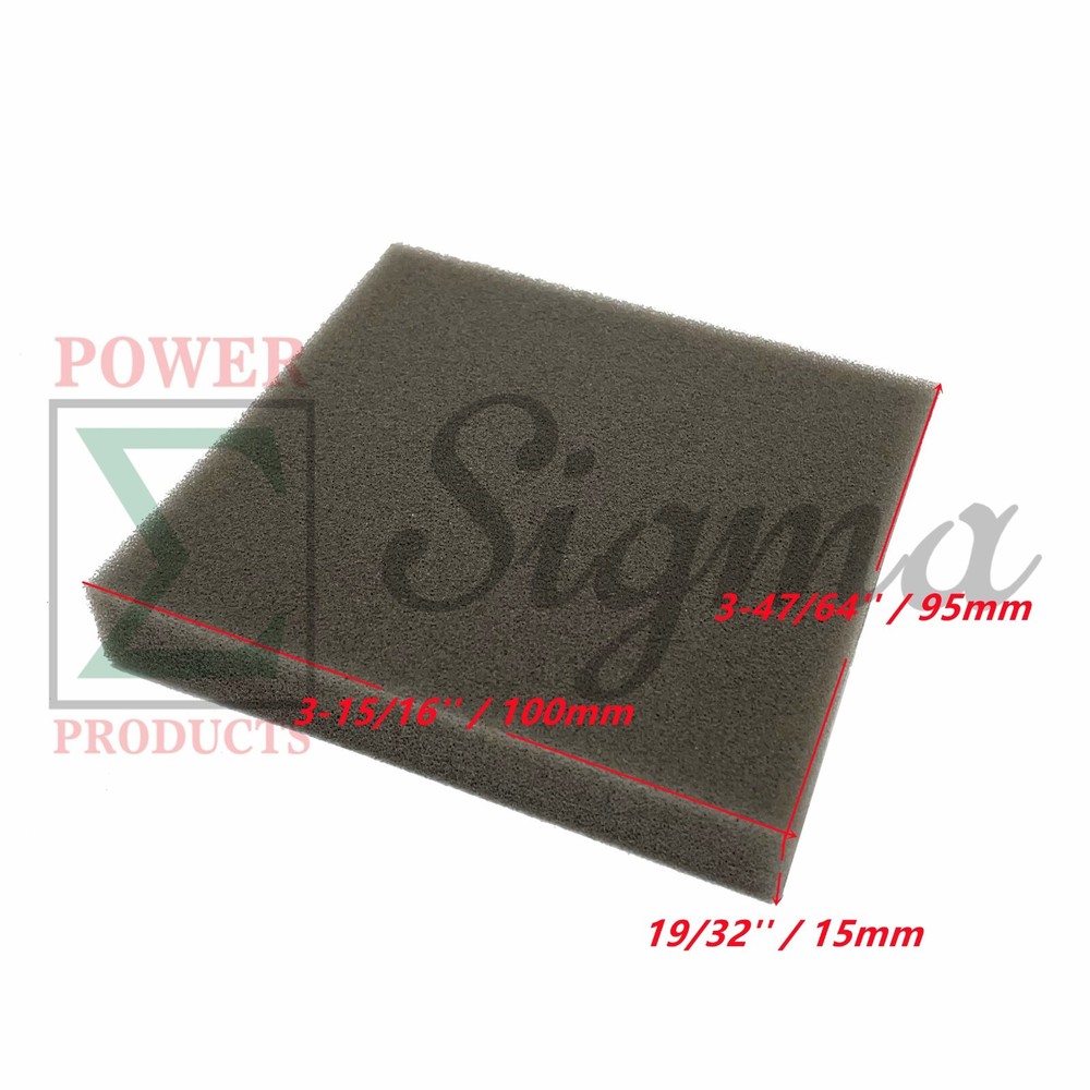 Sponge Square Shaped Air Filter Cleaner Element For Predator 6.5HP 212CC Engine