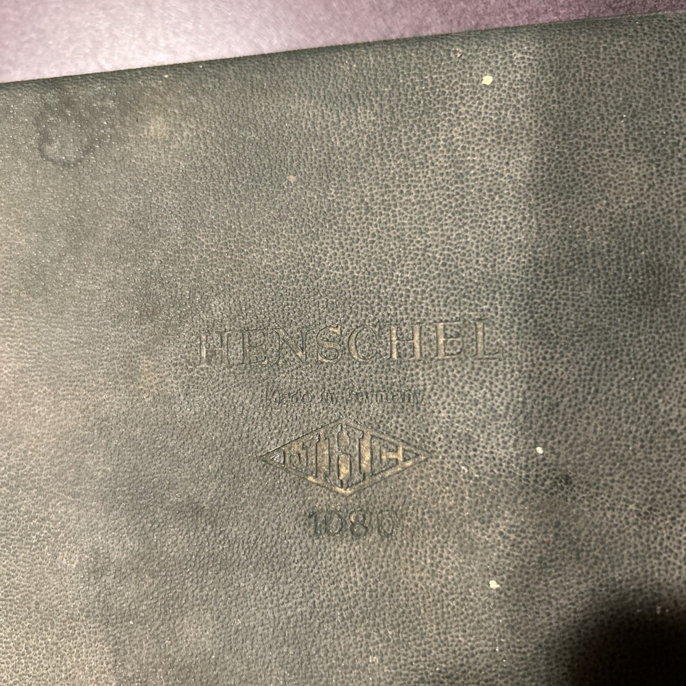 Vintage Henschel drafting compass set with Original case #1080