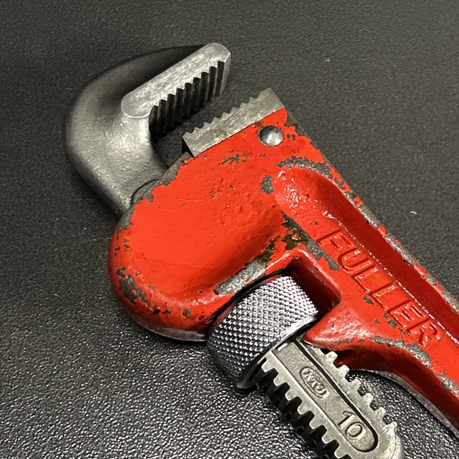 FULLER 10" PIPE WRENCH SUPER QUALITY STRAIGHT HEAVY DUTY MADE JAPAN VINTAGE