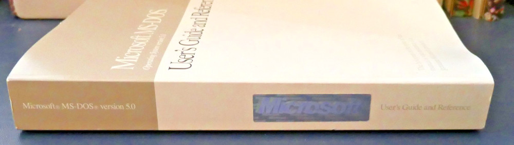 Microsoft MS-DOS Verion 5.0 User's Guide and Reference 1991