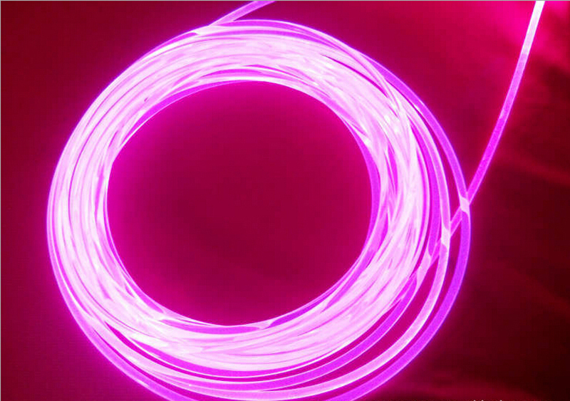 Fibre optic lighting cable side glow 4 mm outside diameter, flexible  /ISL4/