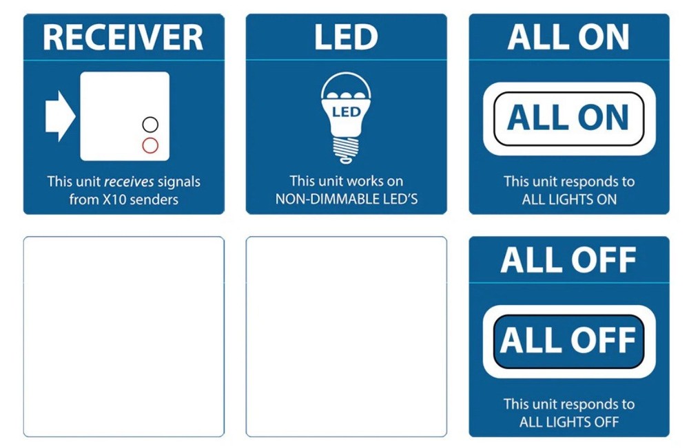 X-10 Screw-In Lamp Module LM15A Remote Controlled Lamp Wireless Socket Rocket