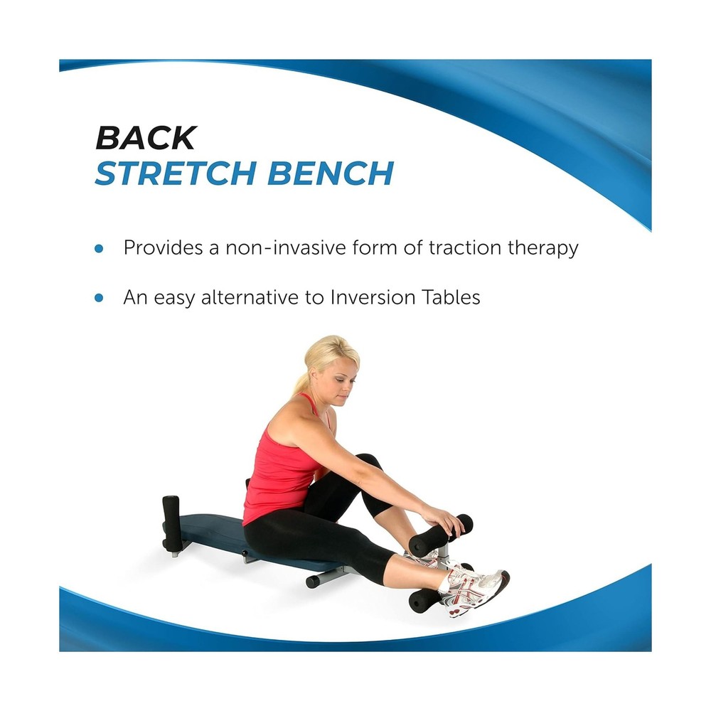 Stamina InLine Back Stretch Bench Upper and Lower Back Stretcher - No Inversi...