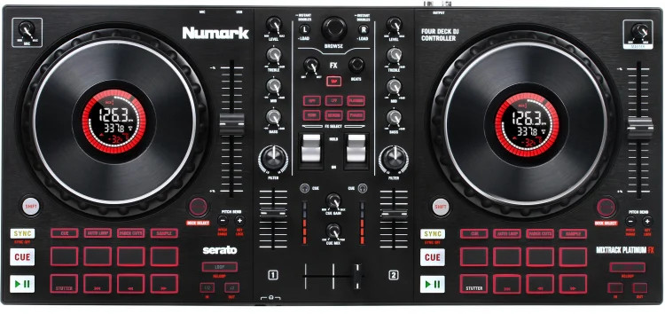 Numark MIXTRACK Platinum FX 4-channel Serato DJ Lite Controller