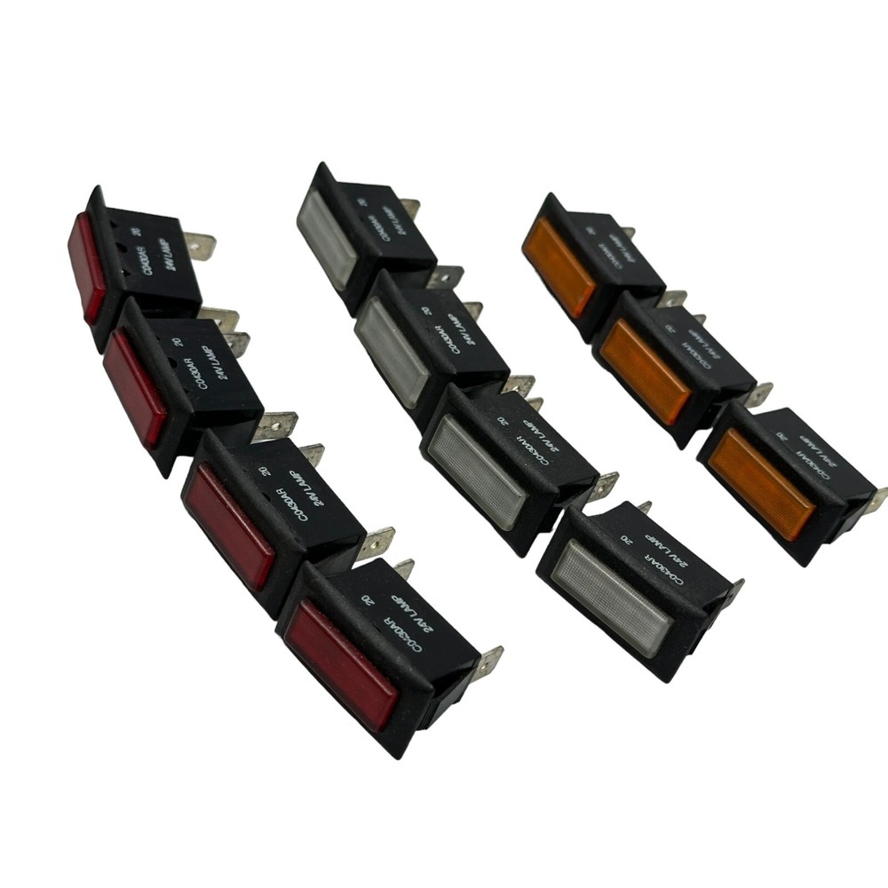 C0430AR Indicator Lamp 4 pc Red 4 pc White 3 pc Yellow