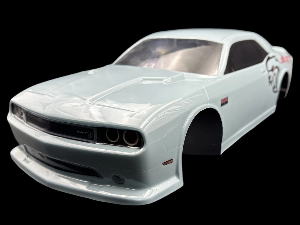 1/10 RC Hellcat Body Shell 190mm Drift SRT Challenger With Spoiler