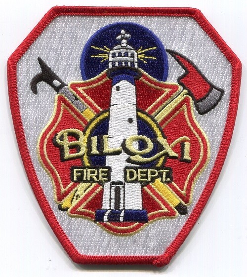 MISSISSIPPI - Biloxi Fire Dept.  [ Shoulder Patch ]