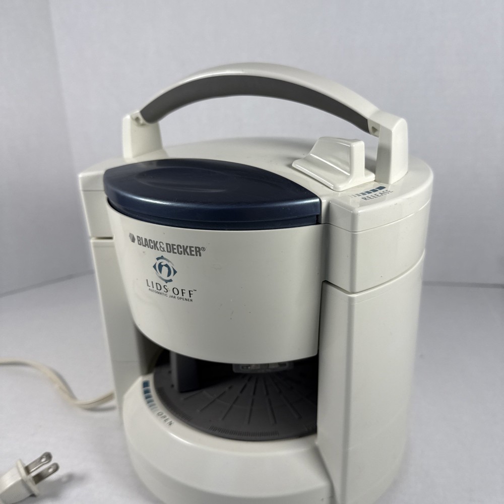 Black & Decker Lids Off Automatic Jar Opener White JW200 Working