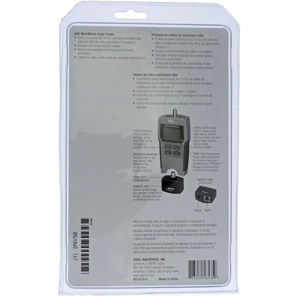 Ideal 33-856 Cable Tester