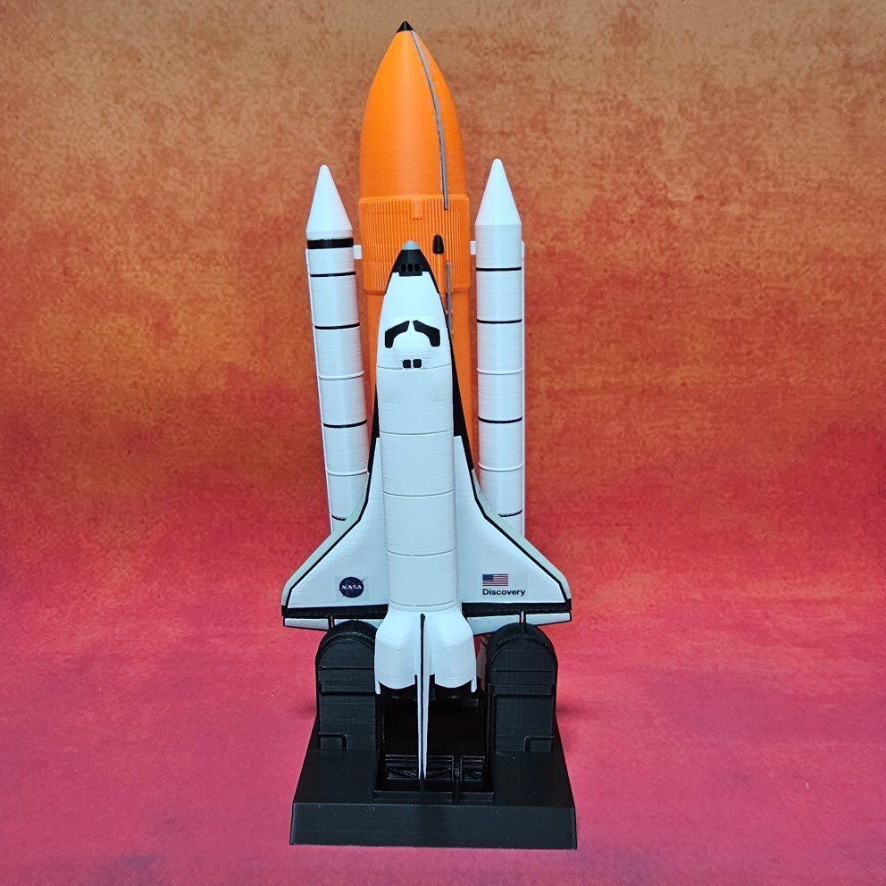 1:200 Scale NASA Space Shuttle Model Rocket Model Painted Finished