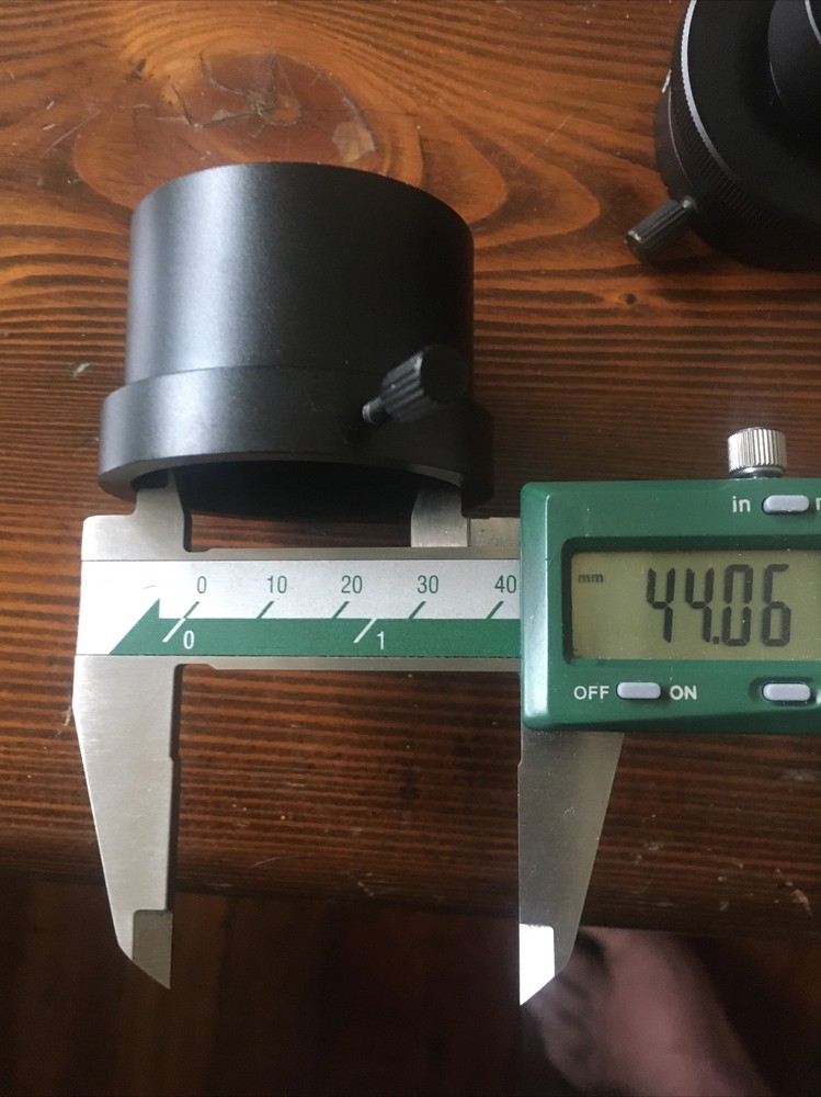 B & S Microscope Camera Mount Adapter M35 Threads x 44mm