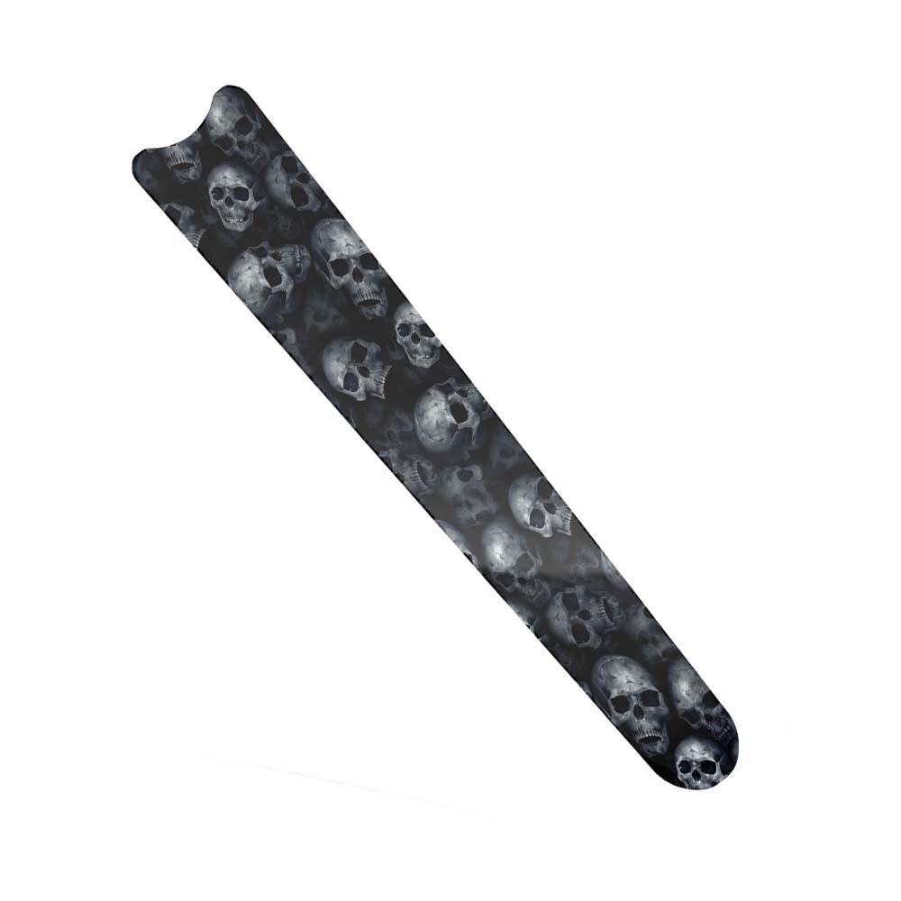 Grey Skull Pile Dash Panel Insert Fits Harley 2000 - 2007 Softail Deuce FXSTD